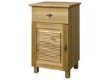 Unterschrank OTTO HOME "Rauna", natur, B:44cm H:76cm T:39cm, Massivholz, Schränke, Unterschrank, aus massiver Kiefer, Breite 44 cm, Rillenoptik, made in EU