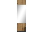 Spiegelpaneel OTTO HOME "Kosmo", grau (eiche, anthrazit), B:32cm H:114cm T:16,5cm, Holzwerkstoff, Spiegelglas, Spiegel, Breite 32 cm, mit 1 Ablage