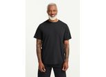 T-Shirt JACK WOLFSKIN "TRAVEL T M", Herren, Gr. M (50), schwarz, Obermaterial: 100% POLYESTER, Shirts T-Shirt