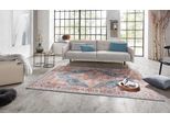 Teppich HANSE HOME "Sylla" Gr. 31, blau (jeansblau), B:160cm H:5mm L:230cm, Polyester, Teppiche, Teppich, Orientalisch, Läufer, Vintage, Wohnzimmer, Schlafzimmer, Esszimmer