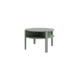 Carryhome Couchtisch, Salbeigrün, Holzwerkstoff, rund, eckig, 74.4x45.5x74.4 cm, offenes Fach, Wohnzimmer, Wohnzimmertische, Couchtische