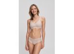 Minimizer-BH SUSA "Minimizer ohne Bügel Nizza", Damen, Gr. 75, Cup D, sand, Obermaterial: 75% Baumwolle, 20% Polyamid, 5% Elasthan, unifarben, elastisch, BHs Minimizer-BH, reduziert die Büste optisch um eine Cup-Größe, ohne Bügel