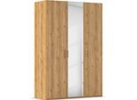 Kleiderschrank RAUCH "Drehtürenschrank Schrank Garderobe Schlafzimmerschrank EVELYN", braun (asteiche), B:151cm H:223cm T:61cm, Holzwerkstoff, Schränke, Kleiderschrank, in elegantem Stil, viel Stauraum 3 Breiten und 2 Höhen MADE IN GERMANY