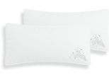 Microfaserkissen OTTO HOME "Baca, Kopfkissen 40x80 cm und 80x80 cm", weiß, B:40cm L:80cm, Bezug: 100% Polyester. Obermaterial: 100% Polyester. Füllung: 100% Polyester, Kopfkissen, Microfaserkissen, Kissen, mit edlem Sternenaufdruck