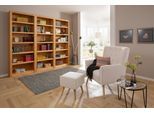 Bücherwand OTTO HOME "Bergen", beige (natur gebeizt, gewachst), B:244,5cm H:213cm T:27cm, Massivholz, Regale, Bücherwand, aus schönem massivem Kiefernholz, 3 tlg.