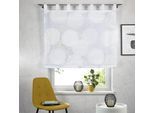 Raffrollo OTTO HOME "Belem" Gr. 2, weiß, B:60cm H:140cm, Voile, Obermaterial: 100% Polyester, Raffrollos, Raffrollo, Transparent, Voile, Polyester