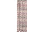 Vorhang ADAM "Bio Bel" Gr. 4, rosa, B:142cm H:245cm, Jacquard, Baumwolle, Gardinen, Vorhang, aus 100% Bio-Baumwolle