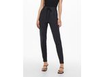 Jogger Pants ONLY "ONLPOPTRASH LIFE EASY COL PANT PNT NOOS", Damen, Gr. XS (34), Länge 30, blau (blau graphite), Milano Rib, Obermaterial: 63% Viskose, 32% Nylon, 5% Elasthan, unifarben, regular fit lang, Hosen, Viskosemischung, regular fit