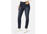 5-Pocket-Jeans STOOKER WOMEN "Milano Denim Basic Magic Shape Fit Jeans", Damen, Gr. 36, Länge 30, blau (medium blau), Denim/Jeans, 81% Baumwolle, 17% Polyester, 2% Elasthan, schmal lang, Jeans 5-Pocket-Jeans, Casual Clean Wash Denim Jeans Magic Shape Effekt für Damen