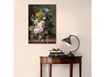 Leinwandbild ART FOR THE HOME "Stillleben Blumen", bunt (farbe bild(er): mehrfarbig), B:70cm H:60cm, Bilder, Leinwandbild, Stillleben mit Blumen 100 x 70 cm