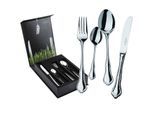 Besteck-Set "Tafelbesteck inkl. Besteckbox Palazzo 24er Set silber", silber, 24 tlg., PICARD & WIELPÜTZ SOLINGEN, Essbesteck-Sets, Spülmaschinengeeignet