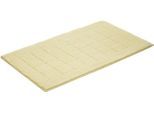 Badematte VOSSEN "Exclusive" Gr. 2, gelb (chamois), H:20mm, Baumwolle, Badematten, Badematte, Badteppich, Uni-Farben, Karo Muster, Hoch-Tief Effekt, reine Baumwolle