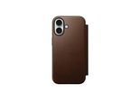 Nomad Modern Leather Folio brown - iPhone 17