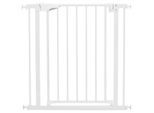 My Baby Lou Türschutzgitter, Weiß, Metall, Kunststoff, 75-82x76 cm, Verlängerung erhältlich, Babysicherheit, Treppenschutzgitter