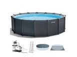 Runder Pool Intex Graphite Grey Panel 26384NP