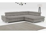Ecksofa COTTA "Gemini L-Form, B: 312 cm", grau (elephant), B:312cm T:234cm, Sofas, Ecksofa, mit Kopfteilverstellung, optional Bettfunktion