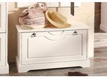 Schuhtruhe OTTO HOME "Klera", weiß, B:81cm H:45cm T:37cm, FSC-zertifiziertes Massivholz, Truhen, Breite 81 cm, aus massiver Kiefer, FSC-zertifiziert