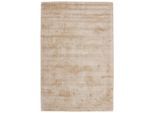 Teppich KAYOOM "My Raaja 230", beige, B:120cm H:12mm L:170cm, Viskose, Teppiche, Teppich, Kurzflor, Viskose, leichter Glanz, Wohnzimmer