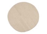 Wollteppich THEKO "Taza Royal" Gr. 43, beige (natur weiß), H:24mm Ø:250cm, Schurwolle, Teppiche, echter Berber Teppich aus Marokko, reine Schurwolle, handgeknüpft