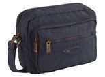 Umhängetasche CAMEL ACTIVE "Journey", Mädchen, Gr. B/H/T: 23cm x 19cm x 12cm, blau, Polyester, aufgeraut, bestickt, clean, unifarben, Taschen Umhängetasche, aus leichtem robusten Nylon, funktional perfekt für alle Lebenslagen