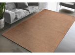 Teppich OBSESSION "En Vogue 400", gold (goldgelb), B:200cm H:8mm L:290cm, Polyester, Teppiche, Teppich, Uni Farben, leichte Struktur, In- und Outdoor geeignet, waschbar