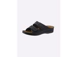 Pantolette FRANKEN-SCHUHE, Damen, Gr. 39, schwarz, Lederimitat, Schuhe Pantolette