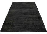 Teppich ESPRIT "California ESP-22937" Gr. 4, grau (anthrazit), B:160cm H:18mm L:225cm, Kunstfaser, Teppiche, Teppich, sehr weicher dichter Flor, Wohnzimmer, Schlafzimmer, Esszimmer, uni