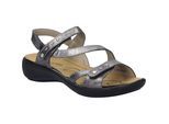 Sandale JOSEF SEIBEL "Ibiza 70, anthrazit", Damen, Gr. 38, grau (anthrazit), Obermaterial: 100% Rindsleder Leather cow., Schuhe Sandale