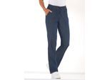 Schlupfjeans CLASSIC BASICS, Damen, Gr. 24, Kurzgrößen, blau (blau, stone, washed), 100% Baumwolle, unifarben, lang, Jeans Schlupfjeans