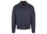 Anorak URBAN CLASSICS "Urban Classics Herren Basic Bomber Jacket", Herren, Gr. M, navy, 100% Polyamid, unifarben, normal, amerikanischer Ausschnitt, Jacken