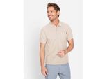 Poloshirt CATAMARAN "Kurzarm-Poloshirt", Herren, Gr. 52/54, beige (elfenbein), 60% Baumwolle, 40% Polyester, unifarben, Shirts