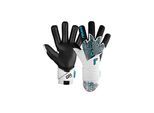Torwarthandschuhe REUSCH "Reusch GK1 Pro", Damen, Gr. 7, weiß (weiß, blau), 75% Elastodien, 20% Polyester, 5% Polyamid, Handschuhe, mit hervorragendem Grip