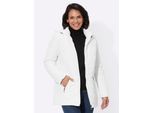 Steppjacke CASUAL LOOKS, Damen, Gr. 24, beige (ecru), 100% Polyester, Wattierung:100% Polyester, unifarben, Jacken Steppjacke