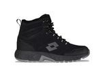 Outdoorschuh LOTTO, Damen, Gr. 41, schwarz, grau, Kunstfaser, Synthetik, mehrfarbig, Schuhe Outdoorschuh, - mit wärmendem Innenfutter