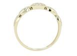 Fingerring ADELIA´S "Damen Ring aus 333 Gold mit Zirkonia" Gr. 54, gold, Fingerringe, Damen, 54, Fingerring