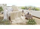 Bettwäsche PRIMERA "Summer-Set Stone-Washed, Kissenbezug + Tuch", beige (leinen), B/L: 150cm x 220cm, 1 Stk., 1 Stk., Renforcé, B/L: 80cm x 80cm, 2 Stk., Renforcé, Obermaterial: 100% Baumwolle, Bettwäsche, Bettwäsche, die perfekte Lösung für heiße Nächte