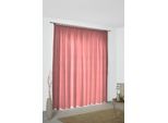 Vorhang WIRTH "Bachfeld" Gr. 4, rosa, B:132cm H:245cm, Jacquard, Polyacryl, Gardinen, Vorhang