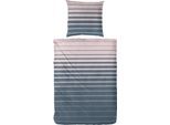 Bettwäsche PRIMERA, rosa, B/L: 155cm x 220cm, 1 Stk., 1 Stk., Edel-Köper-Flanell, B/L: 80cm x 80cm, 2 Stk., Edel-Köper-Flanell, Obermaterial: 100% Baumwolle, Bettwäsche, Bettwäsche