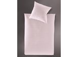 Bettwäsche IRISETTE "Lumen 8129", lila (mauve), B/L: 155cm x 200cm, 1 Stk., 1 Stk., Interlock-Jersey, B/L: 80cm x 80cm, 2 Stk., Interlock-Jersey, Obermaterial: 100% Baumwolle, Bettwäsche, Bettwäsche, hochwertig und traumhaft weich
