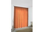 Vorhang WIRTH "Bachfeld" Gr. 5, orange (terra), B:132cm H:255cm, Jacquard, Polyacryl, Gardinen, Vorhang