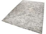Teppich ESPRIT "Elda ESP-5198" Gr. 31, grau, B:133cm H:12mm L:200cm, Kunstfaser, Teppiche, Teppich, Hoch Tief Struktur, Floral, Wohnzimmer
