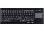 Active Key AK-4400-G USB Mini-Tastatur mit integriertem Touchpad Schwarz