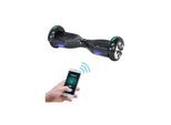 ROBWAY W1 Hoverboard für Erwachsene und Kinder, 6,5 Zoll, Self-Balance, Bluetooth, App, 700 Watt, LEDs (Carbon 2.0)