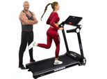 Miweba Sports Laufband Home Track HT3000, mit Steigung, 1300 Watt, 1-16 km/h, 12 Programme, klappbar (2.0, Schwarz/Weiß)