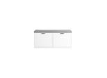 SoBuy Schuhbank mit 2 Türen Weiß 105x35x48cm Modern