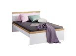 Paidi Bett Oscar, Weiß, Eiche, 120x200 cm, Blauer Engel, Goldenes M, in verschiedenen Größen erhältlich, Kinder- & Jugendzimmer, Kindermöbel, Kinderbetten, Kindereinzelbetten