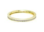 Fingerring ADELIA´S "Damen Ring aus 333 Gold mit Zirkonia" Gr. 56, gold, Fingerringe, Damen, 56, Fingerring