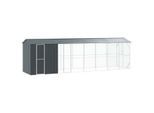 VidaXL Vogelgehege 2,1 m, 8,38 m, 2,47 m
