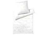 Bettwäsche ELEGANTE "Stardust", weiß, B/L: 135cm x 200cm, 1 Stk., 1 Stk., Mako-Satin, B/L: 80cm x 80cm, 2 Stk., Mako-Satin, Obermaterial: 100% Baumwolle, Bettwäsche, Bettwäsche, angenehmes Hautgefühl