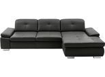 Ecksofa DIE PLANBAR "PN-IN16012 L-Form, Breite 309 cm", schwarz (torro schwarz), B:309cm H:85cm T:195cm, Sofas, Ecksofa, inkl. Sitztiefenverstellung, optional mit Kopfteilverstellung
